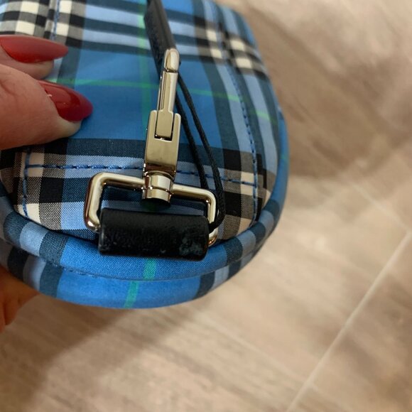Burberry London England Mini Backpack Keycharm Vintage Check Flawed - Picture 16 of 16